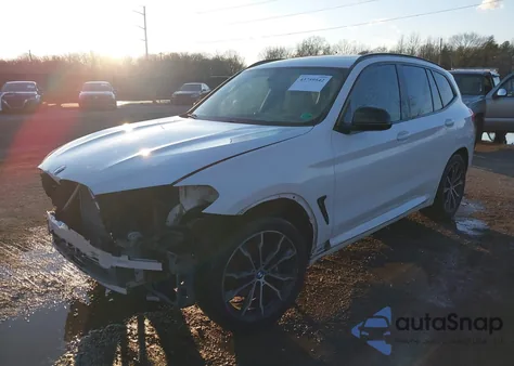 2018 BMW X3 M40I из США, поврежденный, VIN 5UXTS3C53J0Z00858